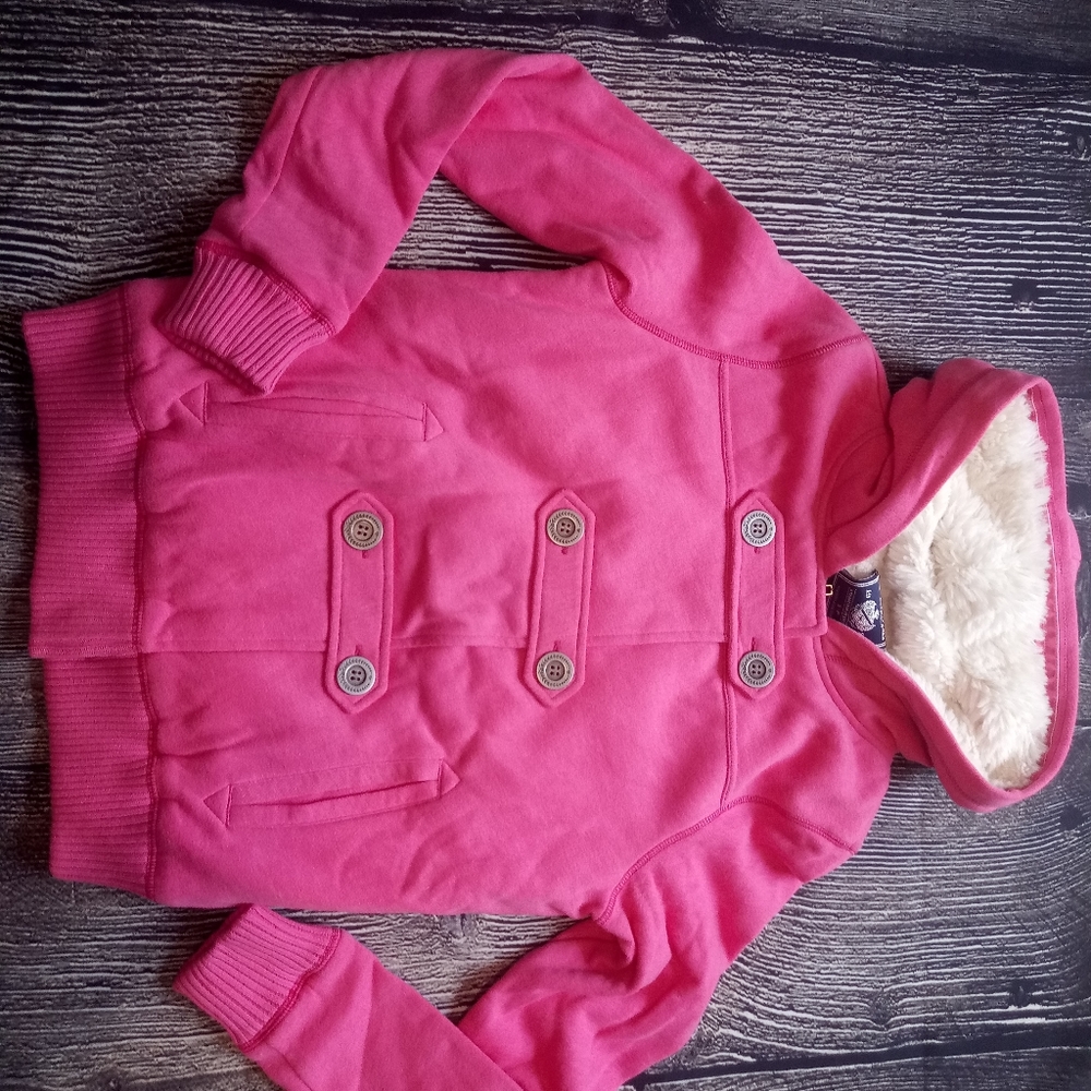 PINK Victoria Secret Fur Lined Coat - Picture 3 of 3